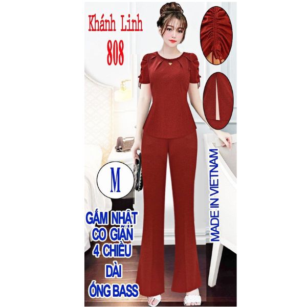 SET ĐỒ BỘ NỮ ( M 808) ỐNG BAS