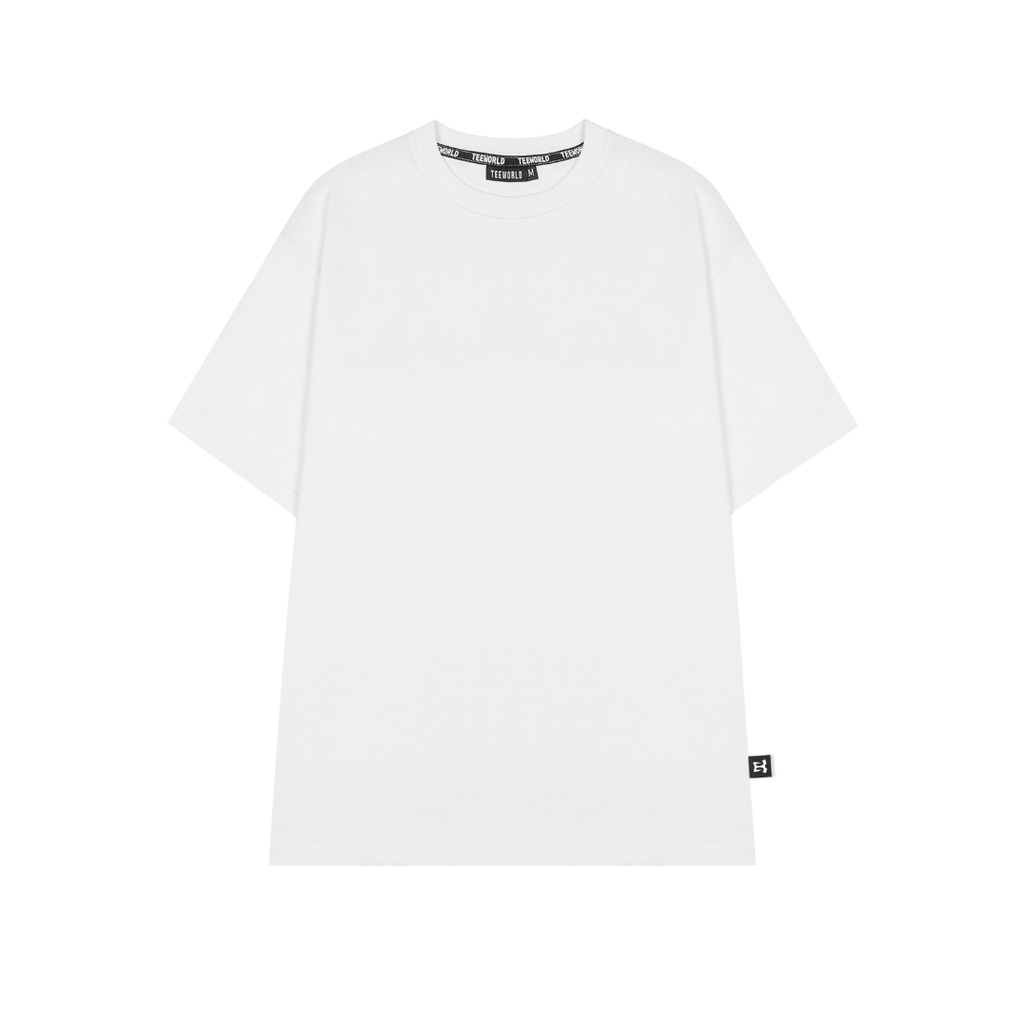 Áo Thun Trơn Local Brand Teeworld Basic Trắng Đen Form Oversize Unisex