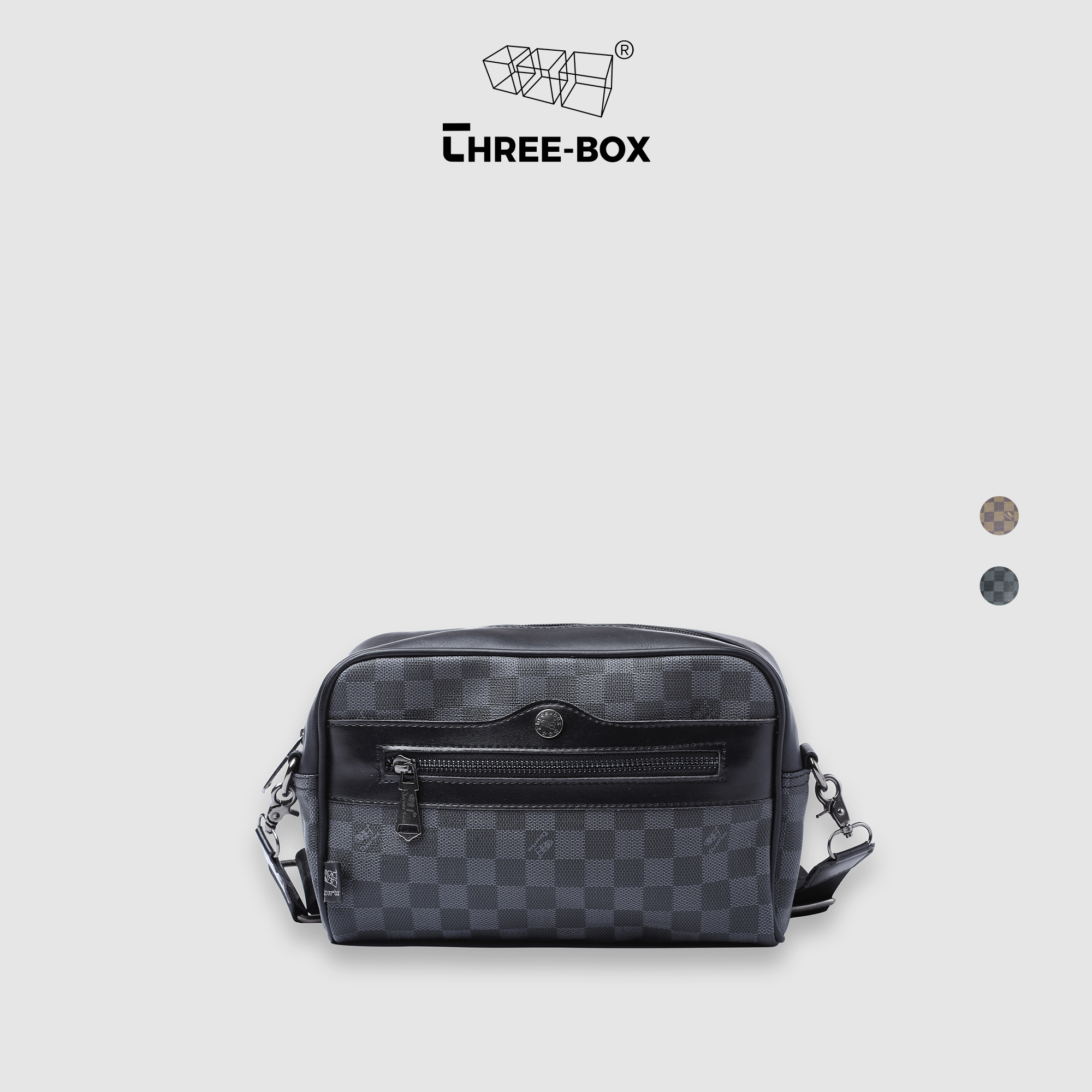 Túi đeo chéo Damier Three-Box chính hãng - MS5707
