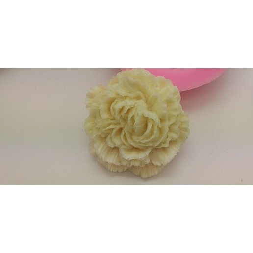 Khuôn silicon 4D hoa cẩm chướng
