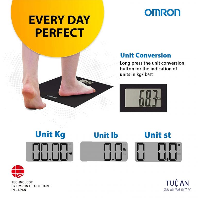 Cân Sức Khoẻ Điện Tử Omron HN-289