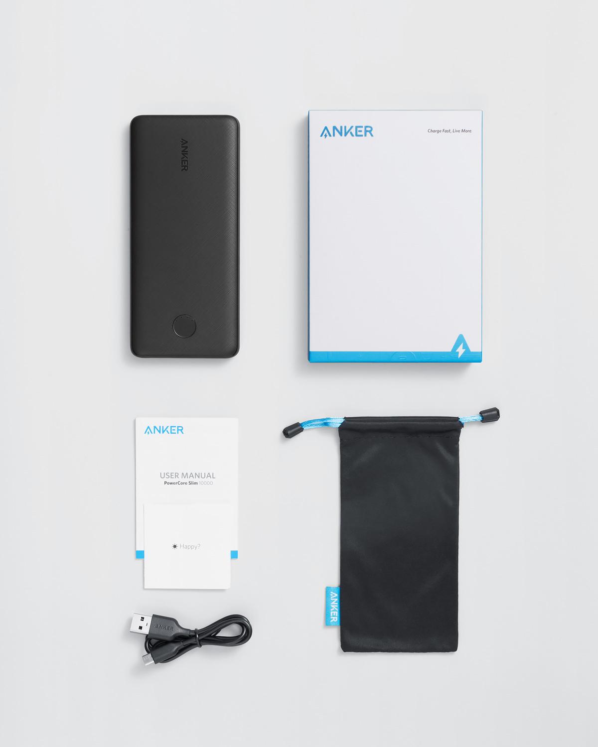 Sạc dự phòng ANKER PowerCore Slim 10000mAh - A1229
