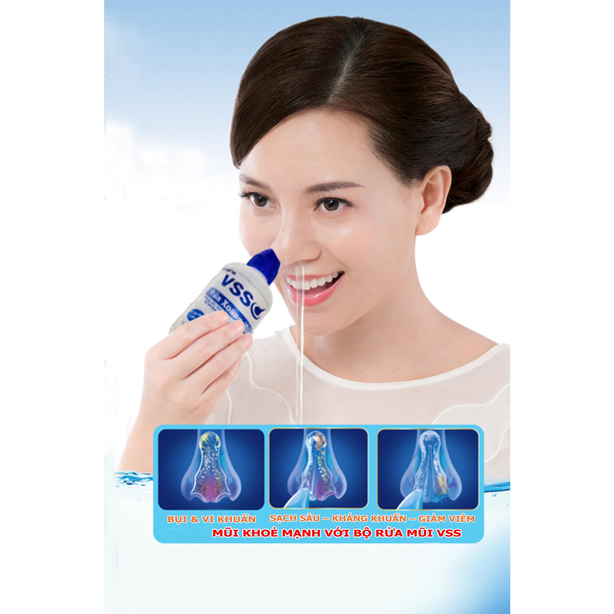 [HCM]BÌNH RỬA MŨI CHO BÉ VÀ NGƯỜI LỚN VSS – THÁO SET CHỈ CÓ BÌNH