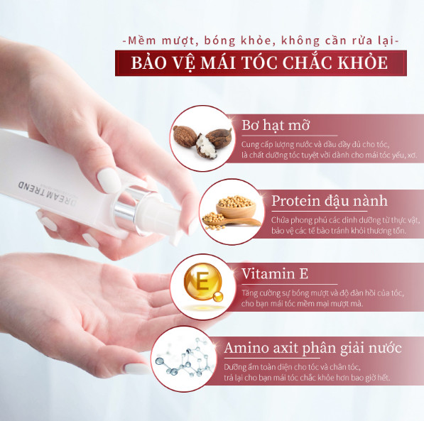 Dầu xả Dưỡng tóc Intensive Moisture Treatment Dream Trend 220ml
