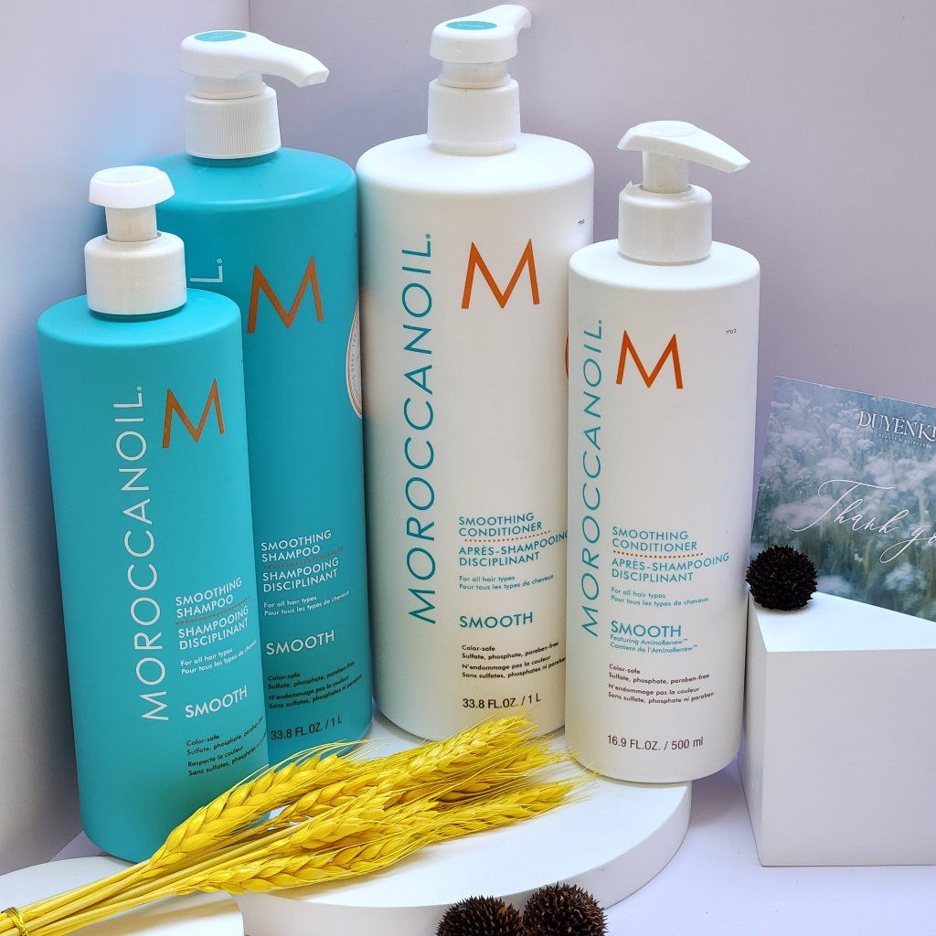 [HCM]Dầu Gội Xã Suôn Mượt Smooth Moroccanoil 500Ml