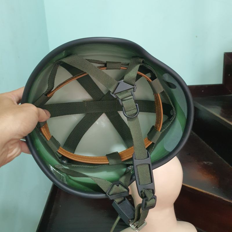 [HCM]Nón bảo hiểm Lính Đức rằn ri lòng dây