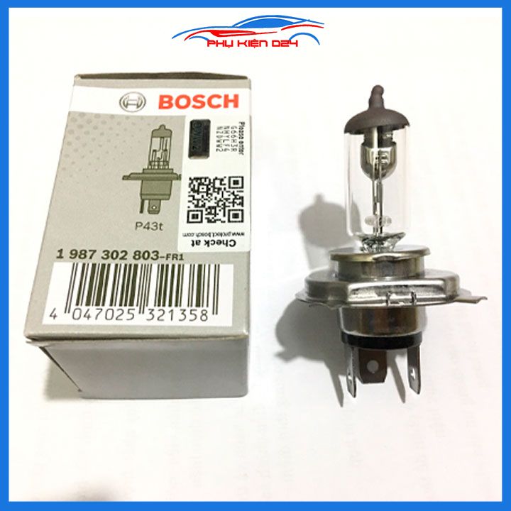 Bóng đèn pha halogen H4 12V 60/55W cho ô tô