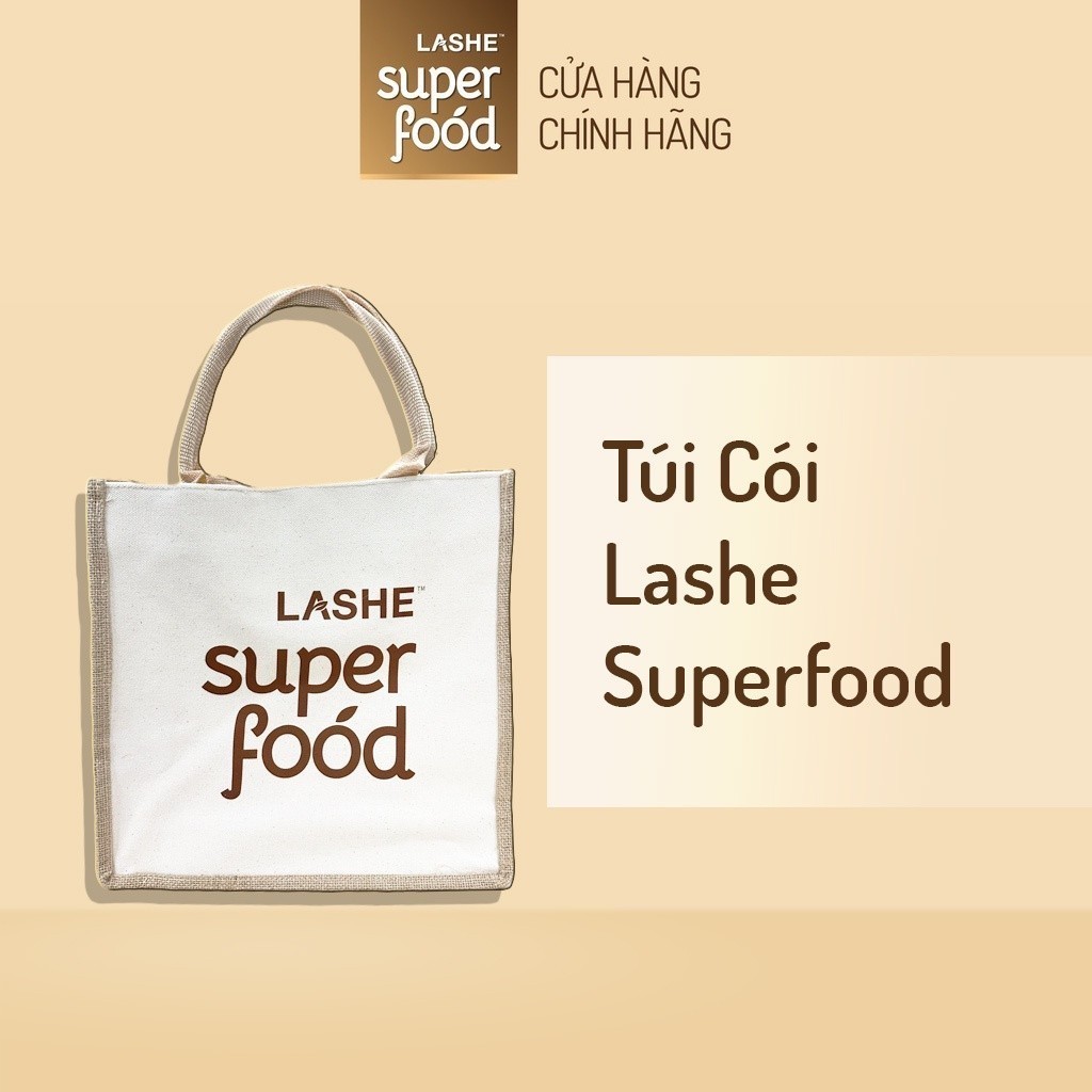[Hàng tặng không bán] Túi Cói Lashe Superfood