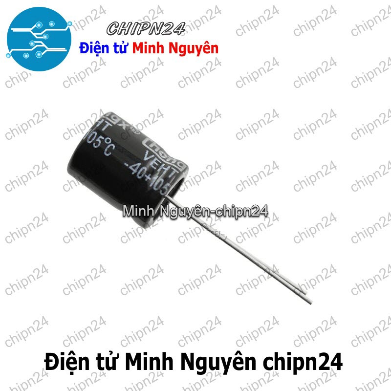 [4 con] (F255) Tụ hóa 330uF 35V Đen (10x13mm) - HH005305