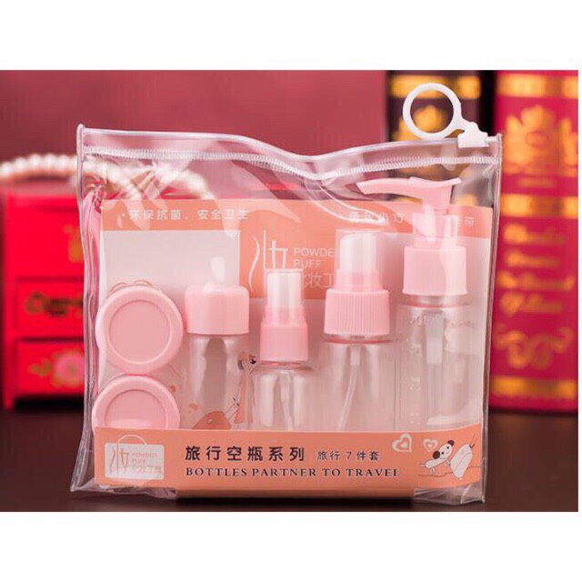 Bộ chiết mỹ phẩm du lịch 6 món