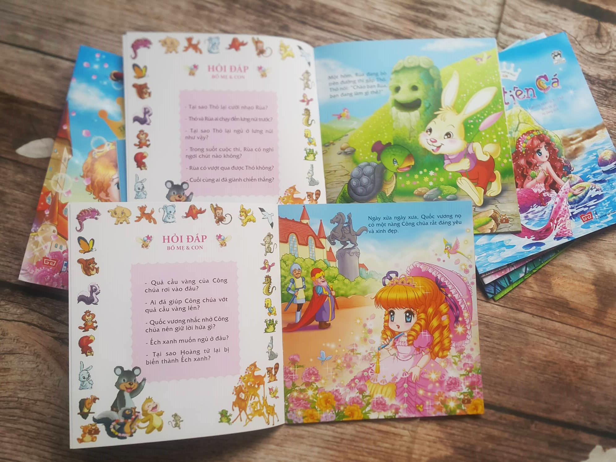 Sách - Combo Truyện Kể Cho Bé Trước Giờ Đi Ngủ - Ngày Xửa Ngày Xưa