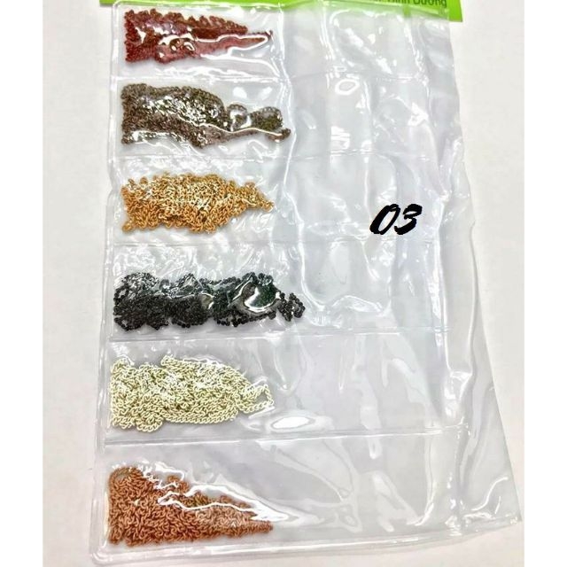 Dây xích Nail trang trí móng tay - sinailmi