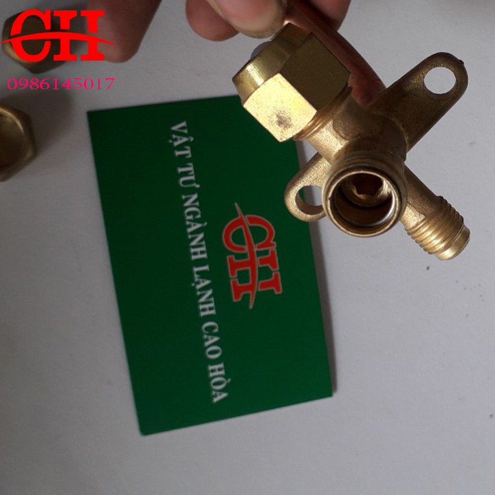 Van khóa dàn nóng điều hòa phi 6, phi 10, phi 12
