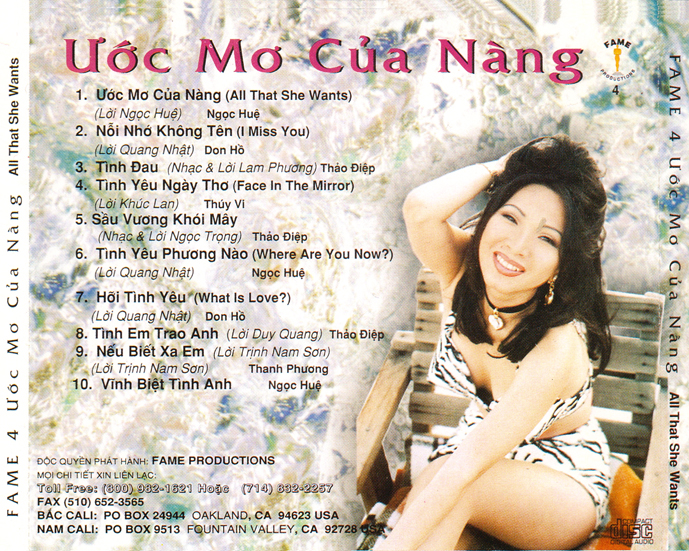 Ước Mơ Của Nàng (Fame Cd004)