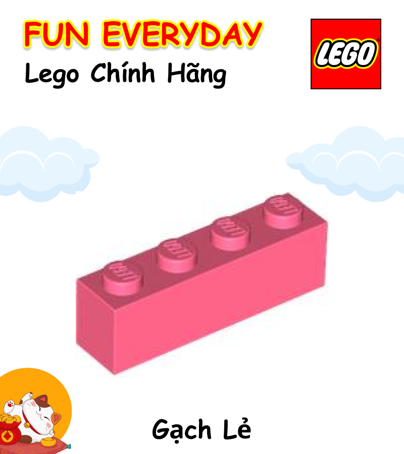 Gạch lẻ LEGO 3010 Brick 1 x 4 [Chính hãng]