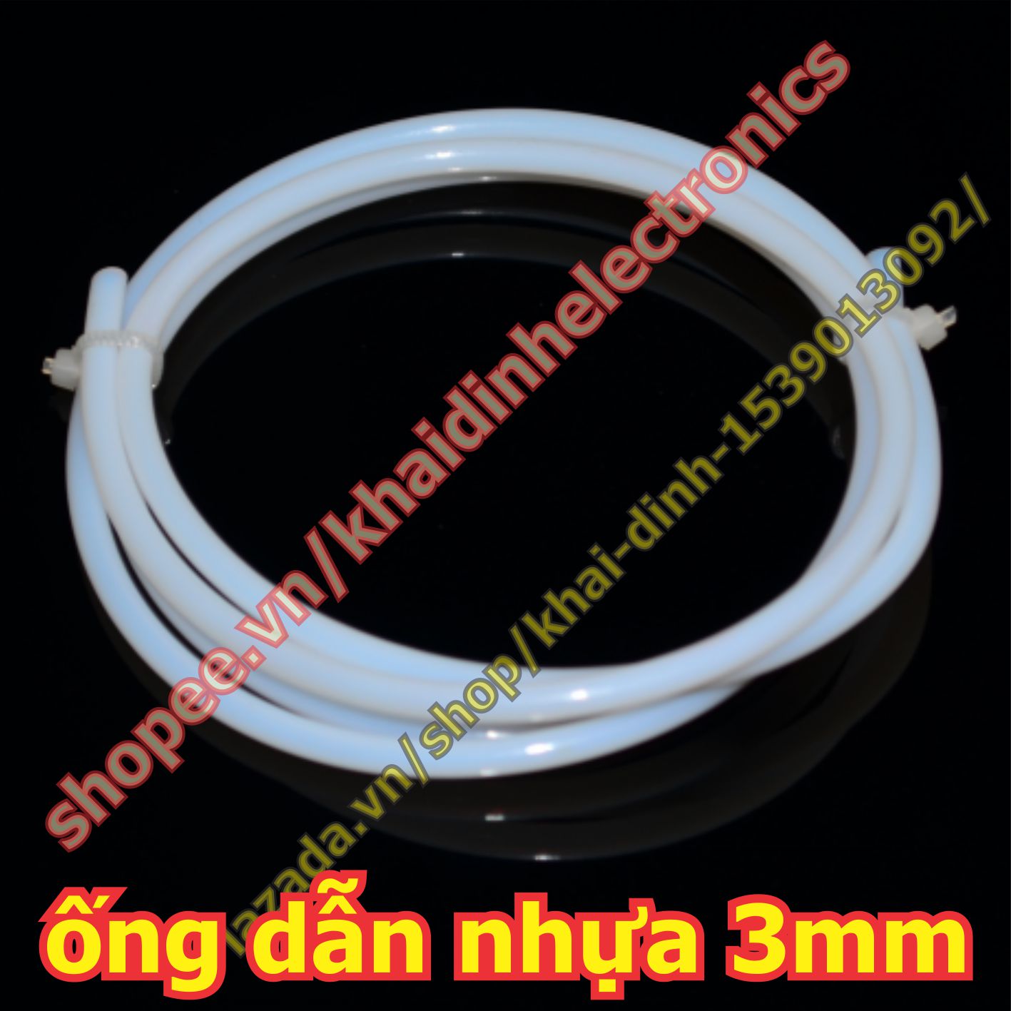 1 mét ống dẫn nhựa TEFLON M2x4mm cho sợi 1.75mm / M4x6mm cho sợi nhựa 3mm trong máy in 3D kde5168