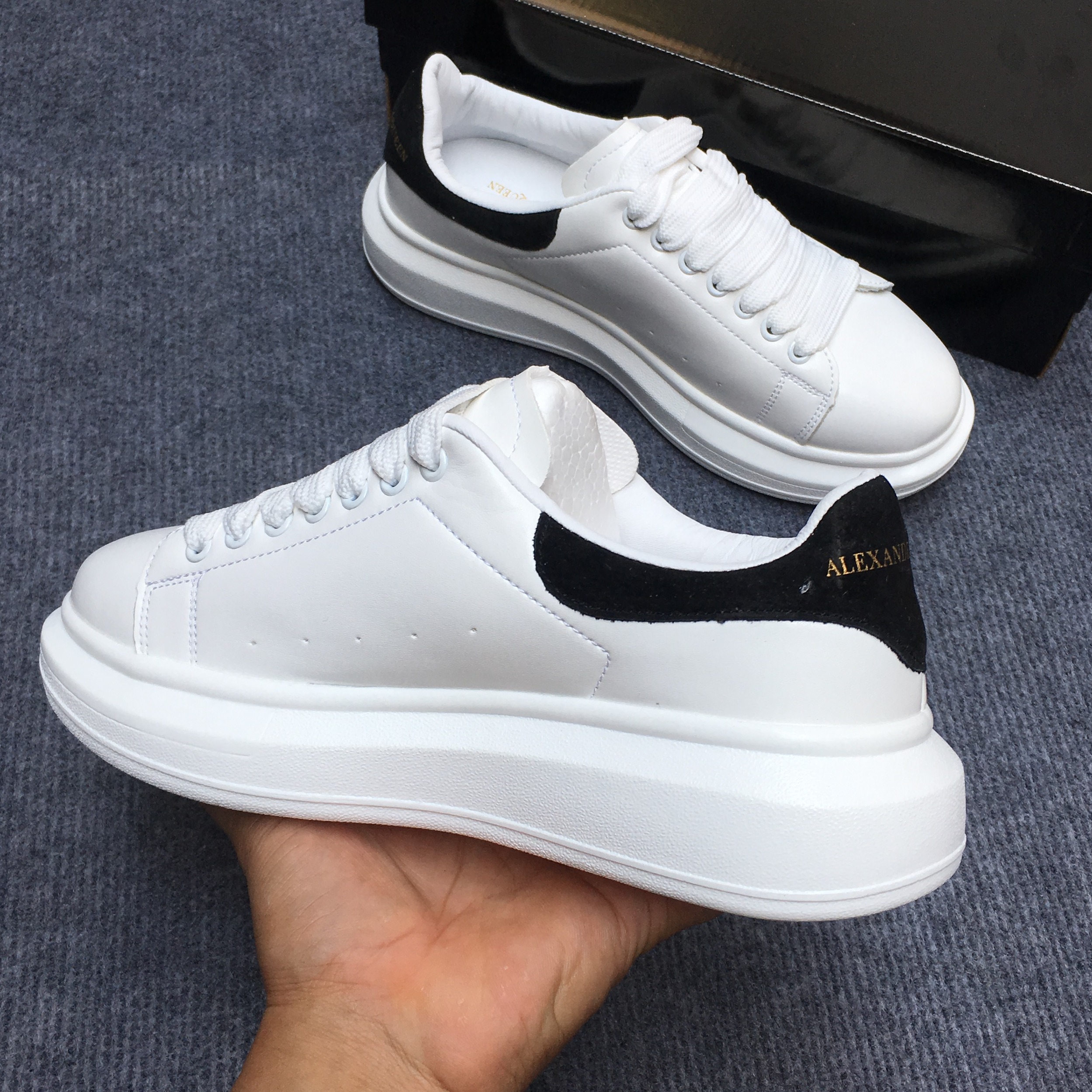 giày alexander mcqueen nam nữ [TẶNG HỘP + DÂY DQ+TẤT+LỌ TẨY]