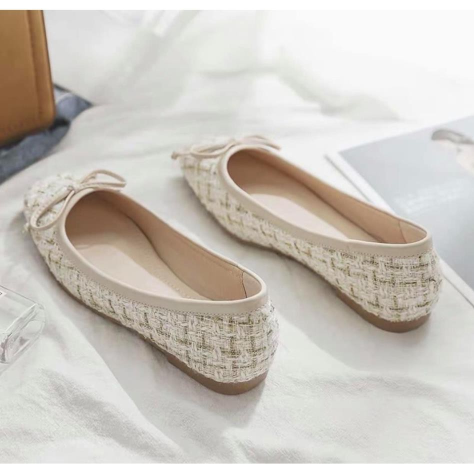 Giày búp bê nữ kim tuyến
