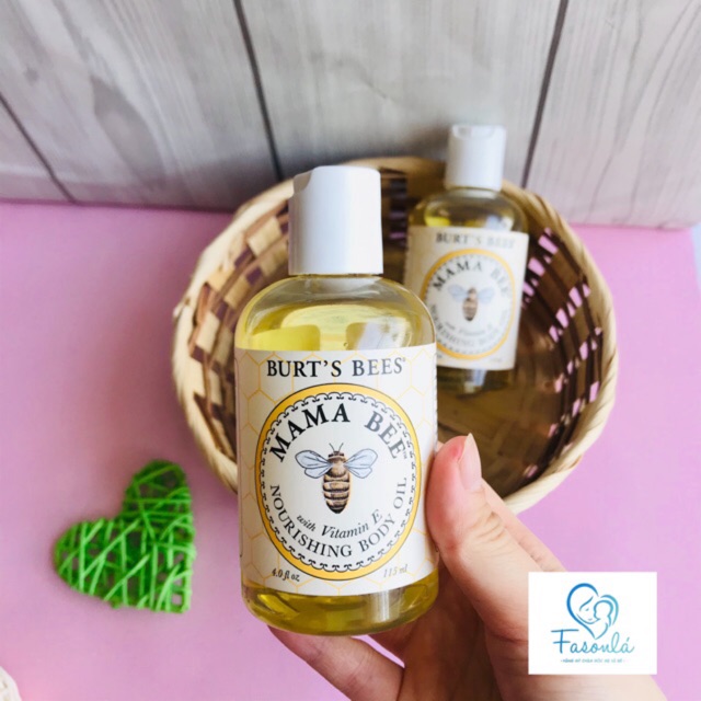 [HCM]Dầu Chống Rạn Da Cho Bà Bầu BurtS Bees Mama Bee