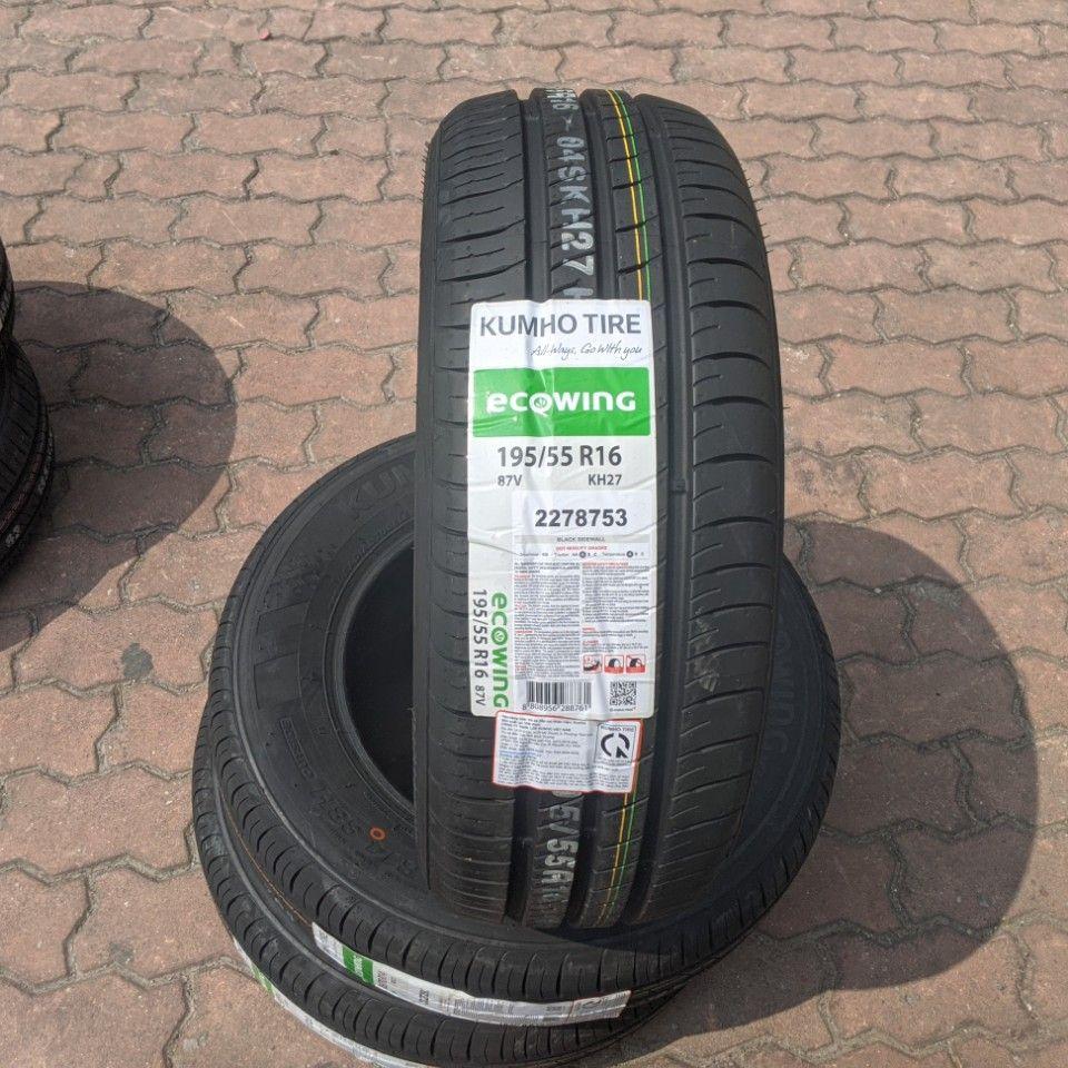 Lốp ô tô 195/55r16 87v kumho kh27