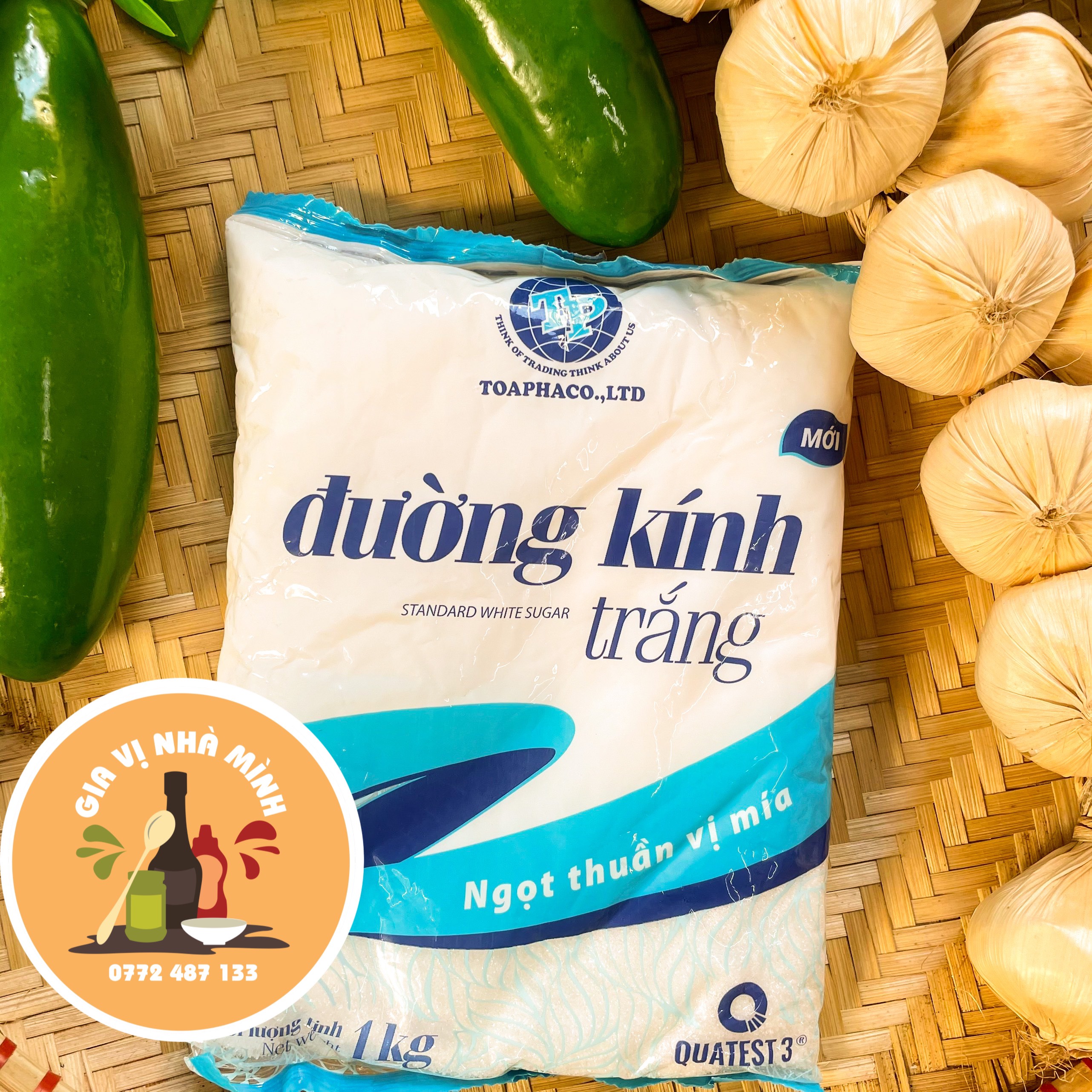 Đường cát trắng toàn phát loại 1kg