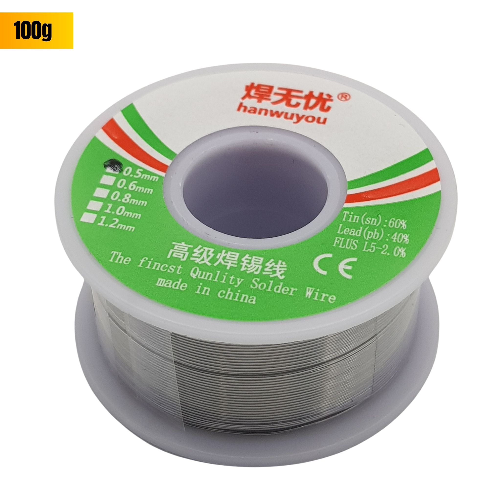 Thiếc hàn 0.5mm - 0.8 mm - 1.0mm 100gram