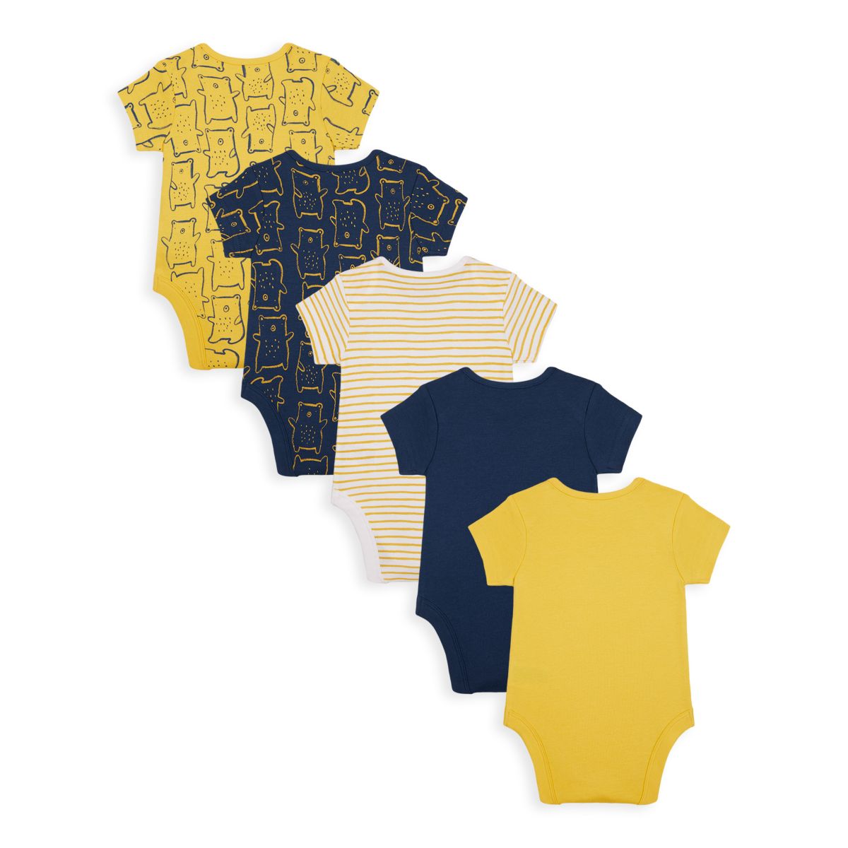 Mothercare - bodysuit - set 5 áo liền quần