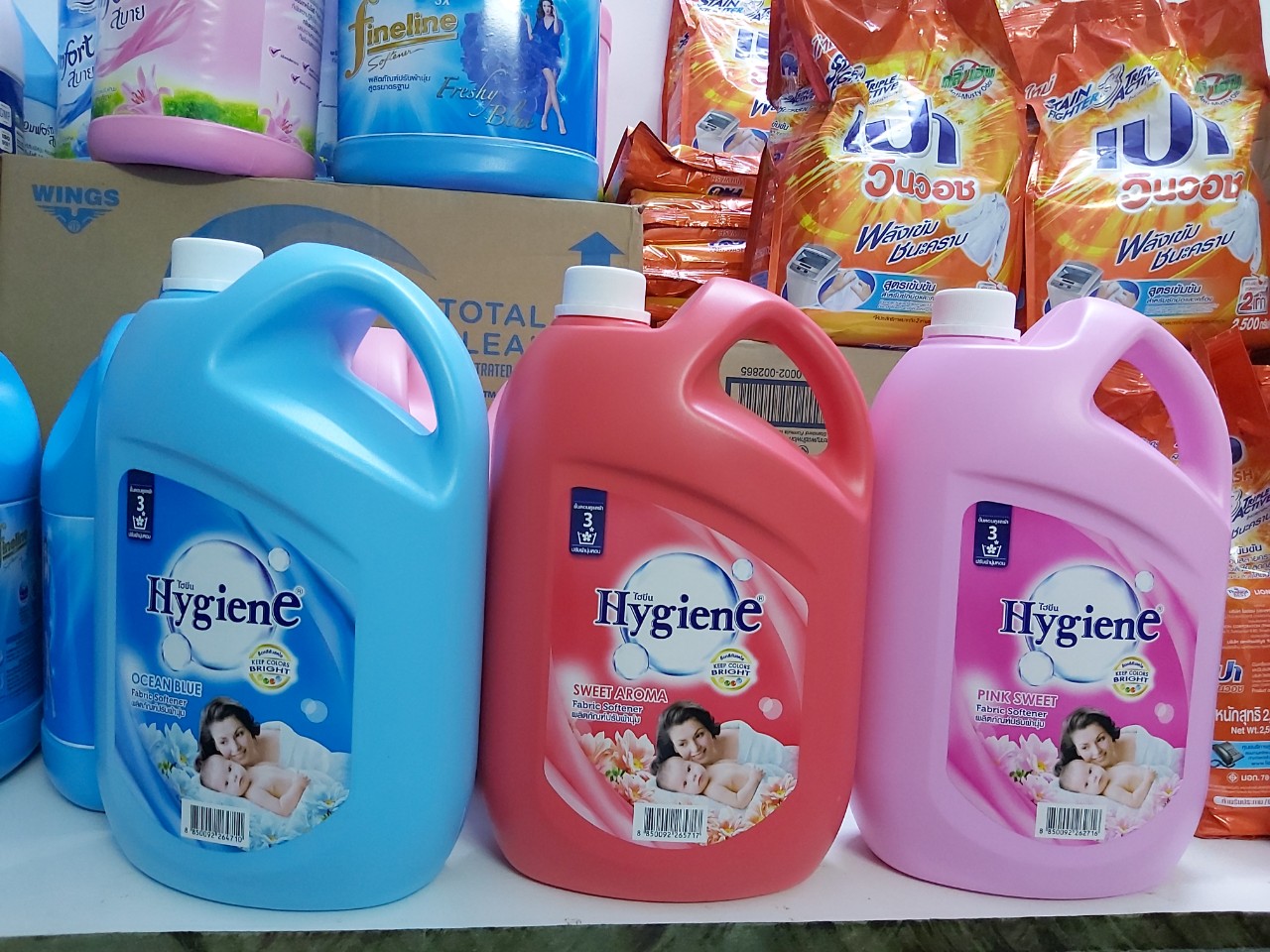 Nước xả vải Hygiene Thái Lan 3500ml- Tím