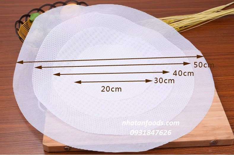 Tấm lưới silicone lót nồi hấp