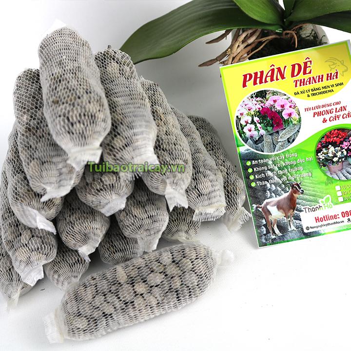 Combo 10 túi phân dê cho lan và cây cảnh dài 10cm