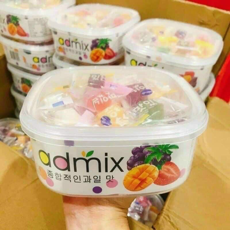 [HCM][ KẸO NGON ĐỦ VỊ ] Hộp Kẹo Dẻo Trái Cây ADMIX 308g