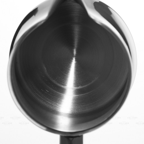 [HCM]Ca đánh sữa Motta màu bạc Inox 304 mũi tròn