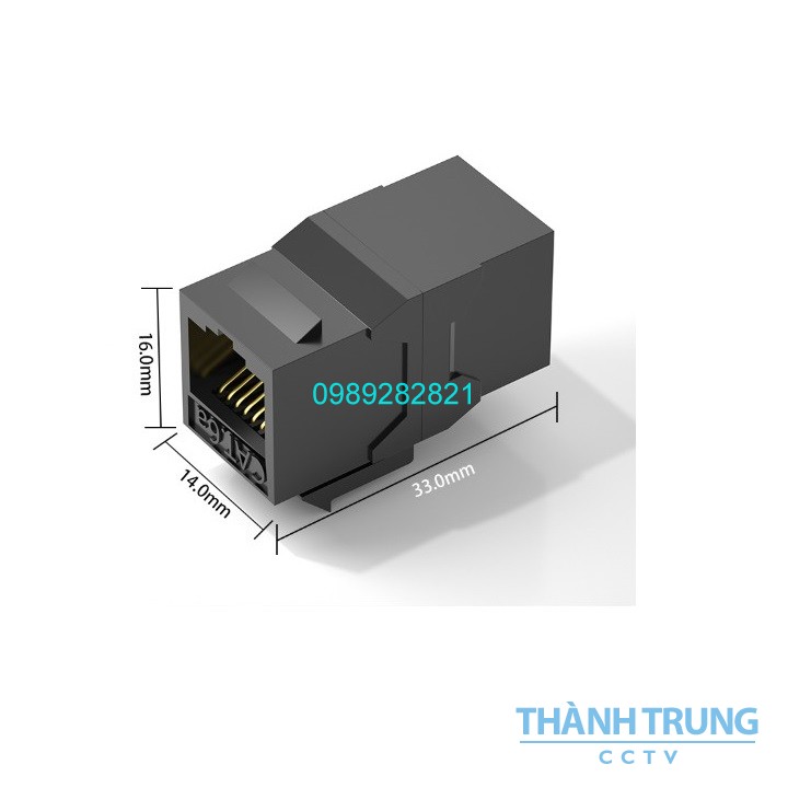 Đầu nối RJ45 cat6a dùng cho patch panel bộ 12 cái