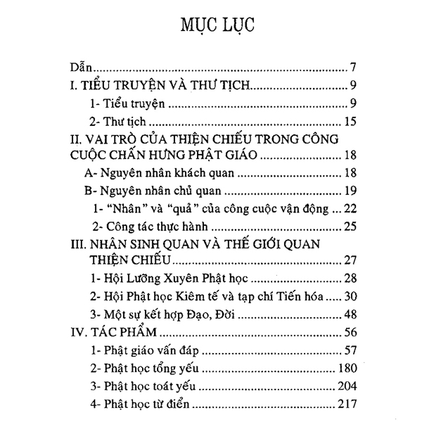 Kho Sách Cũ - Thiện Chiếu Nhà Cải Cách Phật Giáo