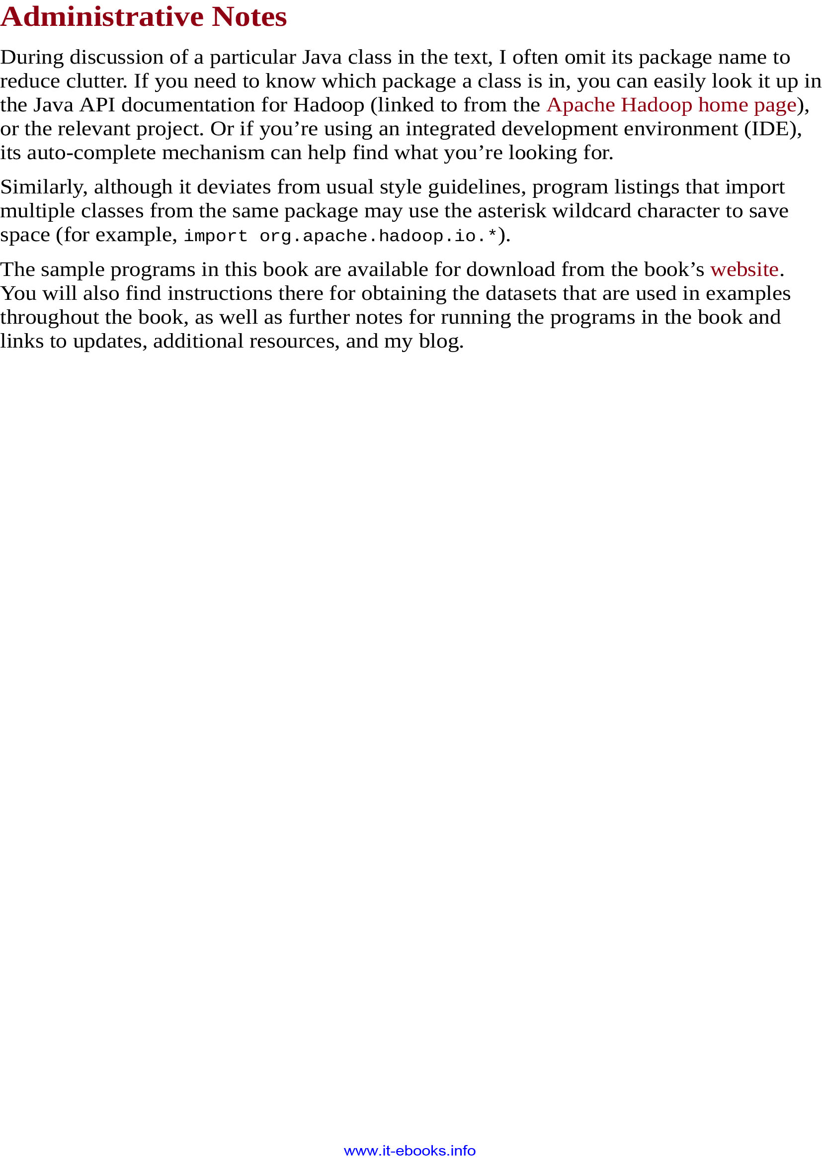Hadoop The Definitive Guide, 4th Edition