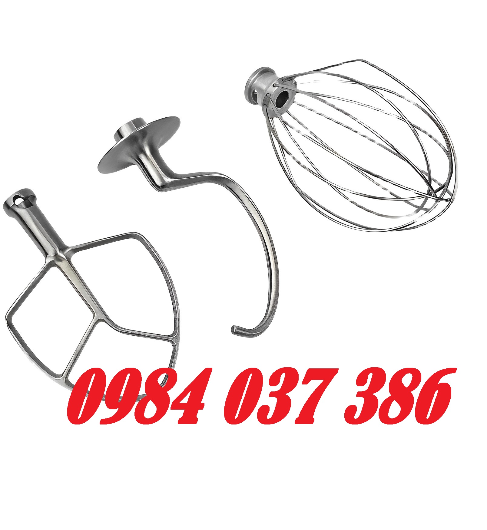 Máy trộn bột làm bánh, Máy nhồi bột đánh trứng đa năng 3 tốc độ