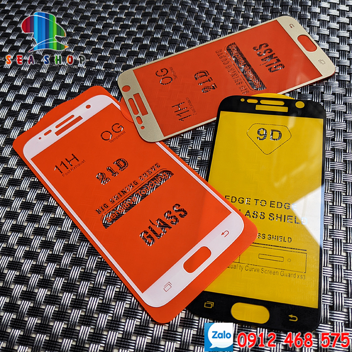 [TẶNG KÈM MIẾNG LAU] Kính cường lực 9D, 21D Samsung Galaxy S6 và S7 SM-G920 và SM-G930 full màn hình