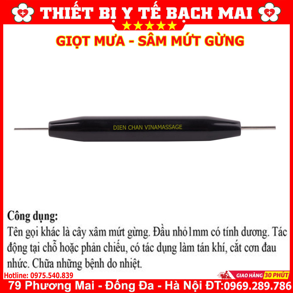 Giọt mưa – xâm mứt gừng - dụng cụ diện chẩn