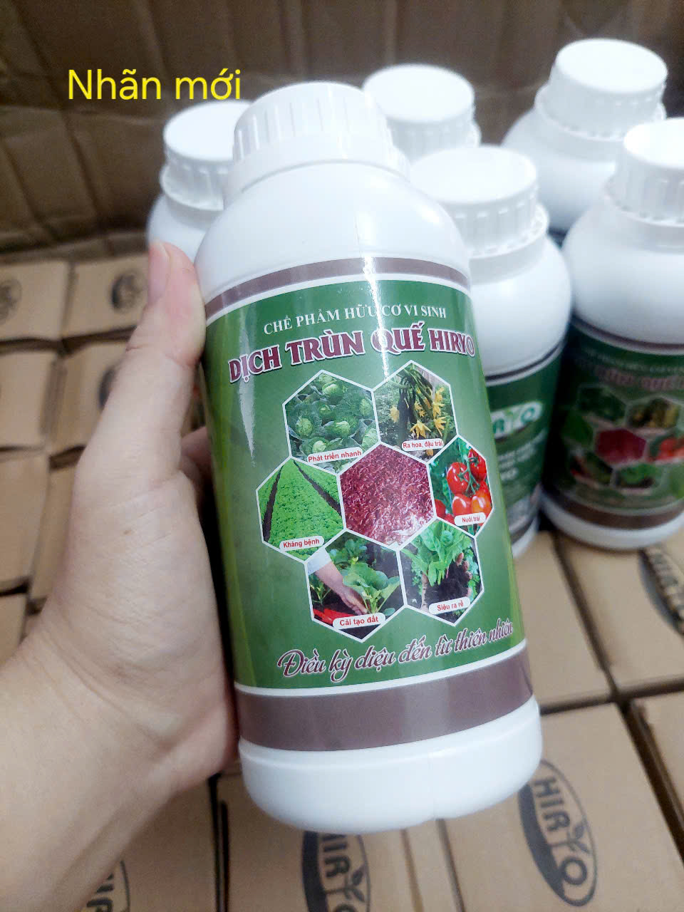 [Phân bón] Dịch trùn quế hữu cơ cao cấp Hiryo, chai 500ml