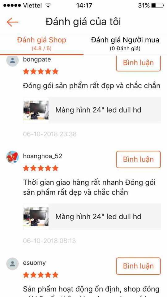 [HCM]MÀN HÌNH ĐỂ BÀN LED 24 ICNH FULL HD