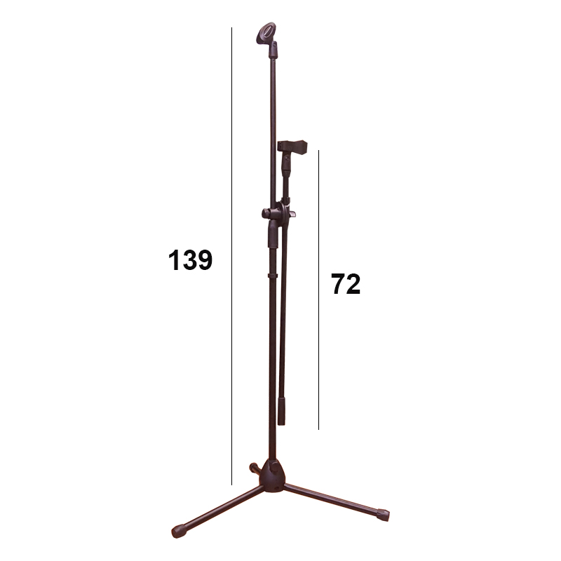 Chân Đế Đứng Kẹp Micro Sân Khấu (Cao 1.6M)