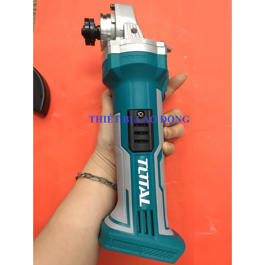 Máy mài góc dùng pin Lithium 20V TOTAL TAGLI1001 (KHÔNG KÈM PIN VÀ SẠC)