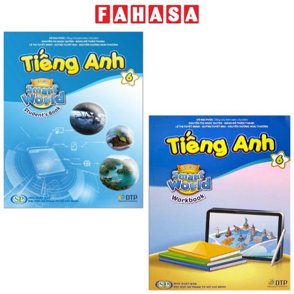 Fahasa - combo sách hay sách tiếng anh 6 i-learn smart world - student's book + workbook
