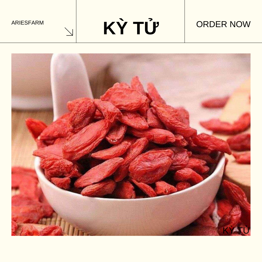 100gr dried red goji berry for stress