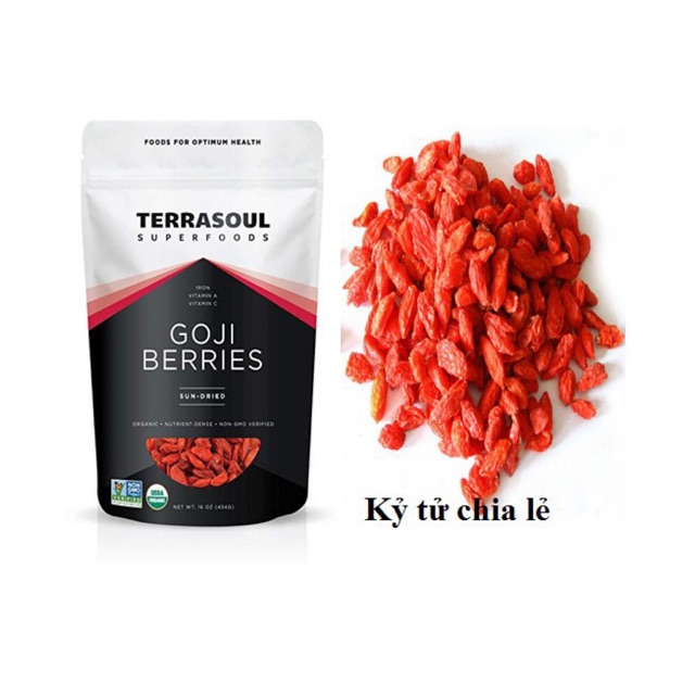 Kỷ tử hữu cơ Terrasoul 100gr