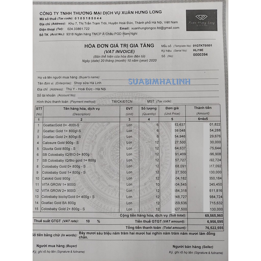 Sữa Colosbaby Bio 0+ 800g [Date mới nhất]