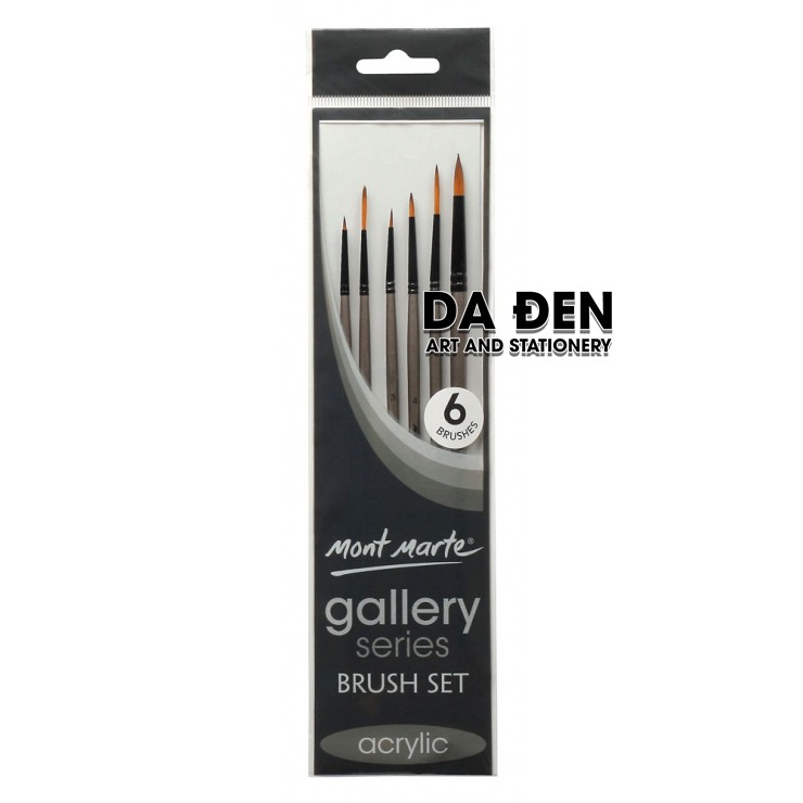 [HCM]Bộ 6 Cọ Mont Marte BMHS0008