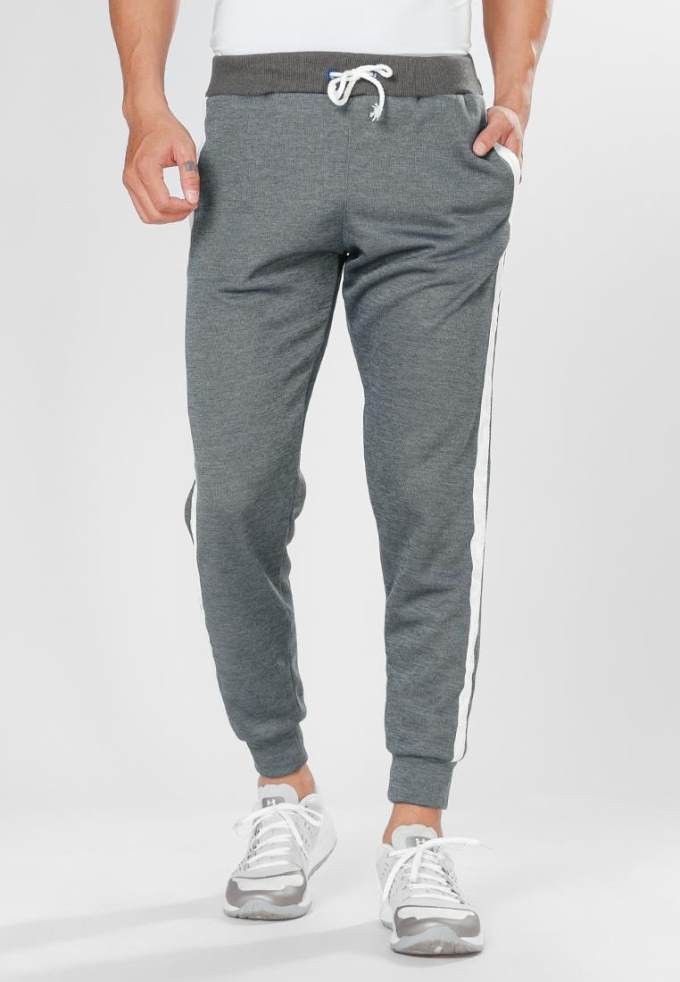 Quần Dài Thun Jogger Nam Phối Sọc 1041 (màu đen, xanh và xám)