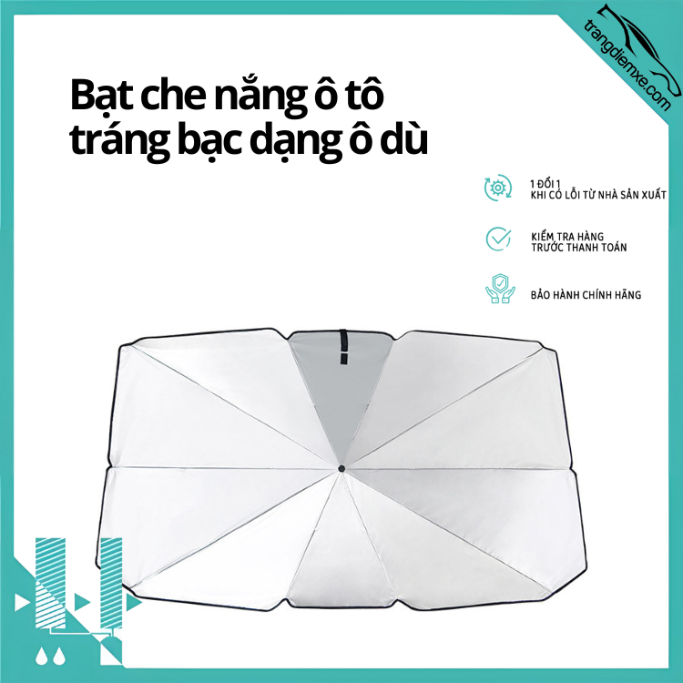 Dù chắn nắng kính lái ô tô đa năng - tấm chắn nắng xe ô tô dạng dù by-877