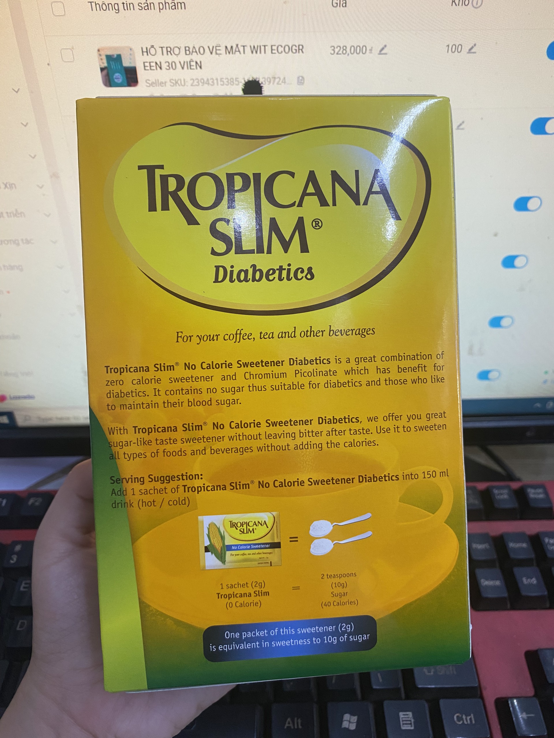 ĐƯỜNG BẮP ĂN KIÊNG TROPICANA SLIM
